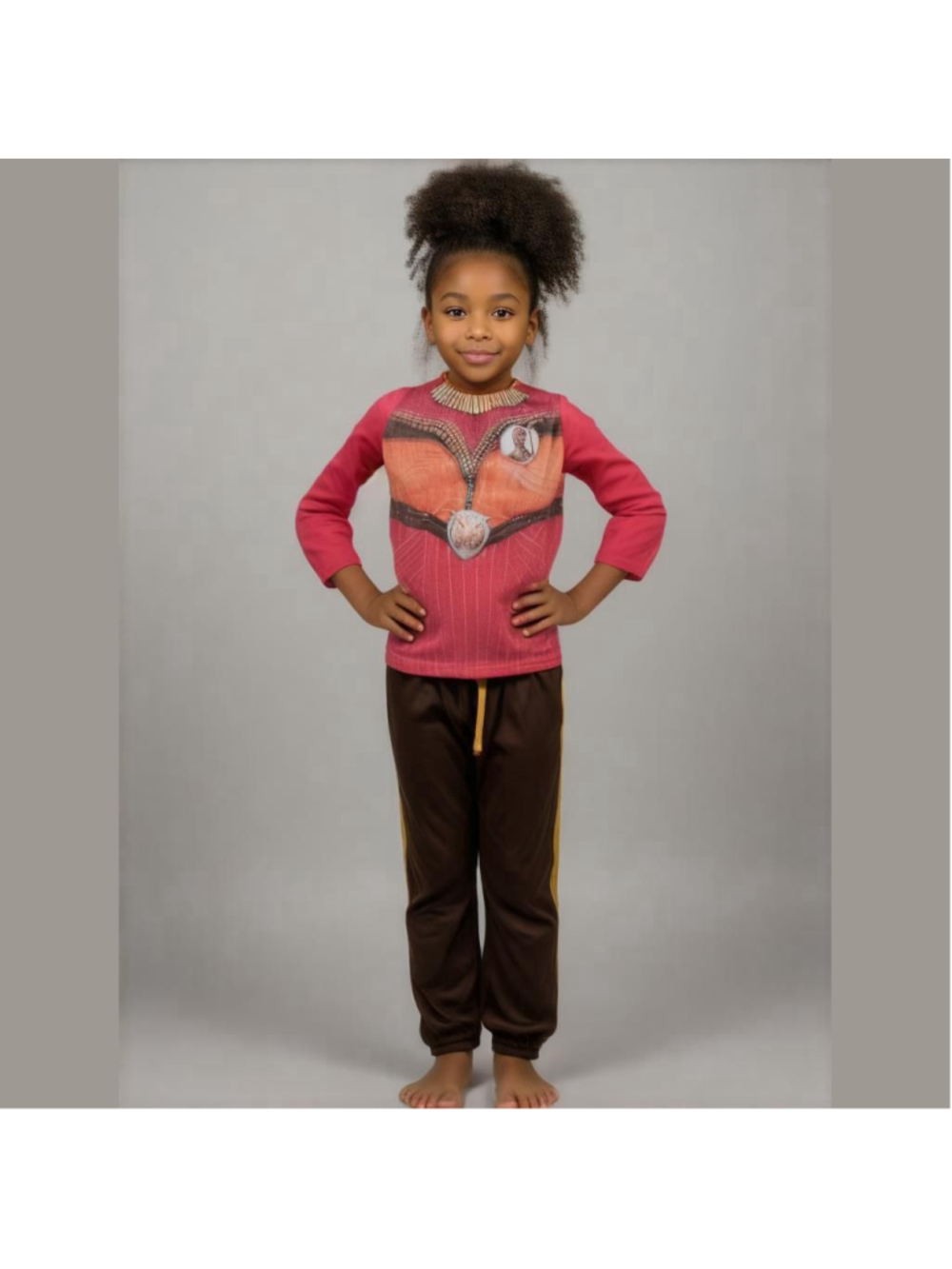 NWT Marvel Wakanda Forever Okoye Costume Pajama Set